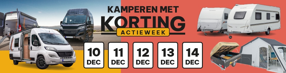 Kamperen met korting actieweek duizenden euro's korting 